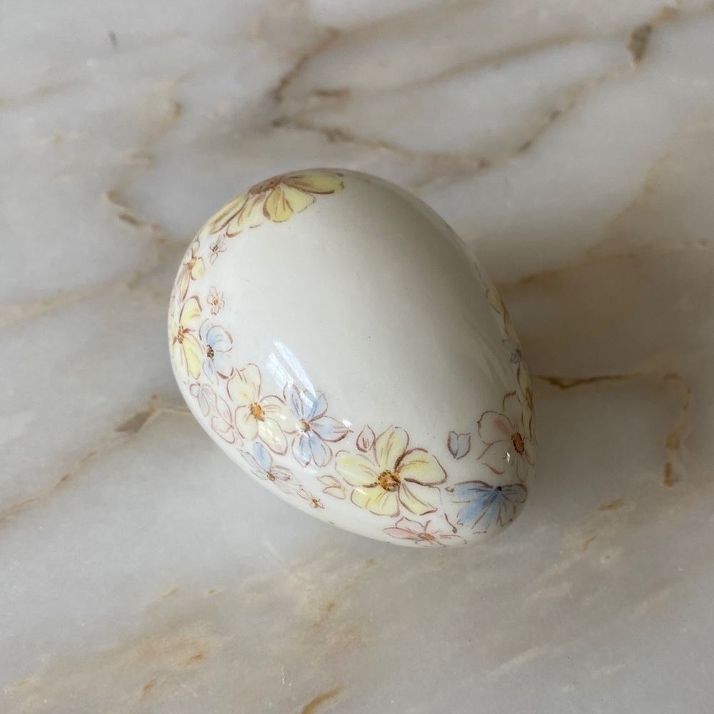 ✨Porcelain Floral Egg